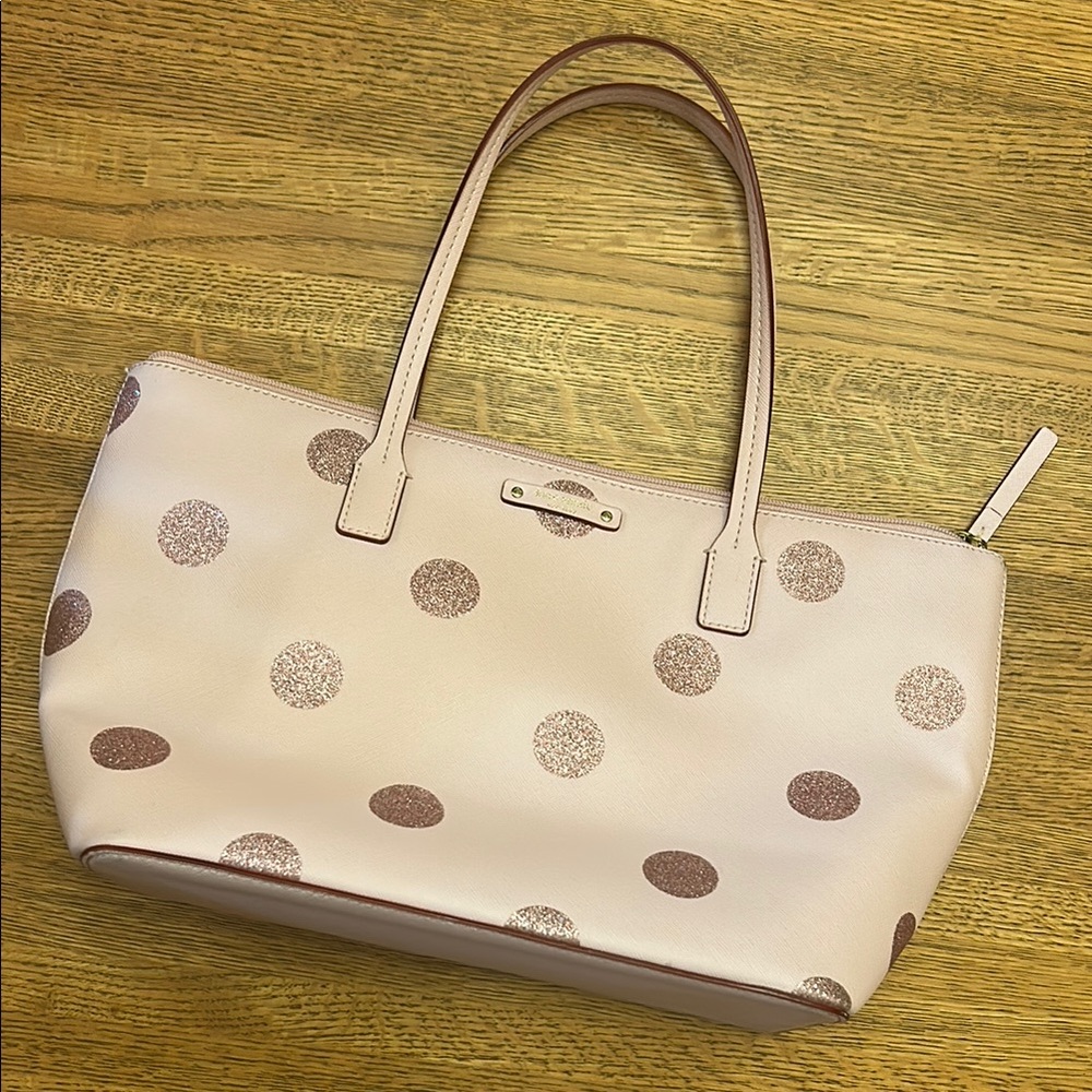 Kate Spade Elegant Polka Dot Tote Bag